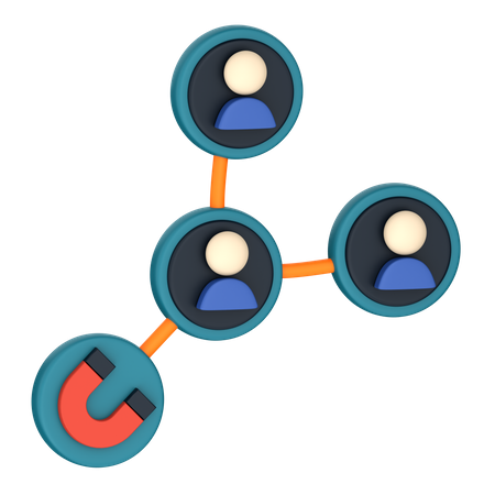 User Attraction  3D Icon