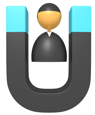 User Attraction  3D Icon