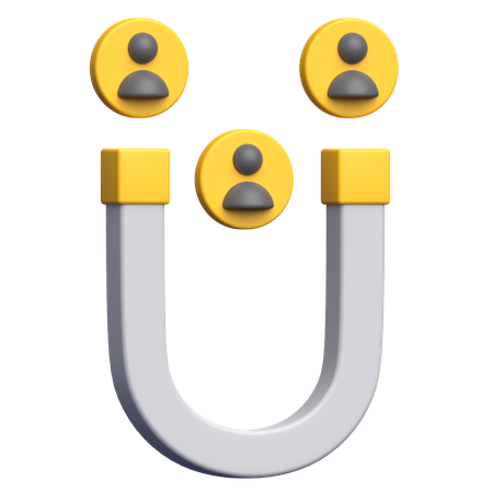 User Attraction  3D Icon