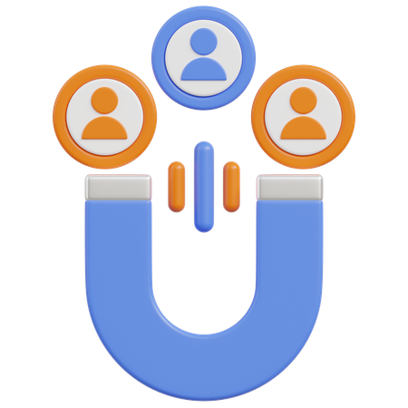 User Attraction  3D Icon