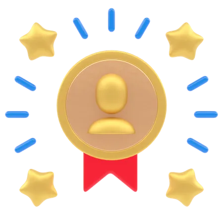 User Badge  3D Icon