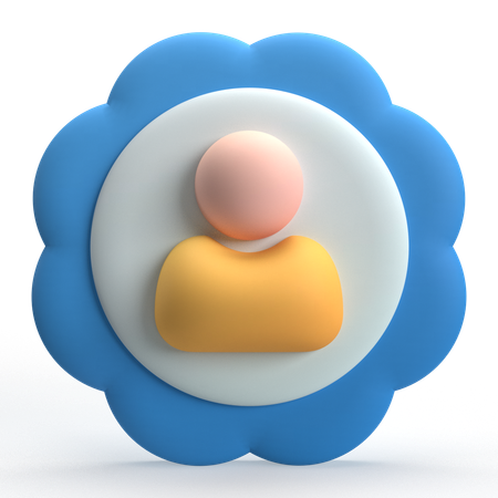 User Badge  3D Icon
