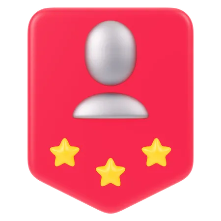 User Badge  3D Icon