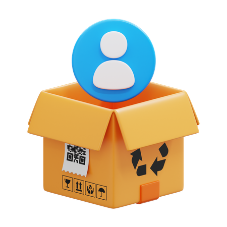 User Box  3D Icon