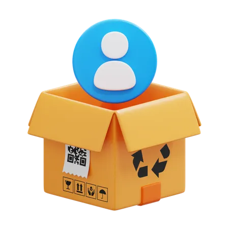 User Box  3D Icon