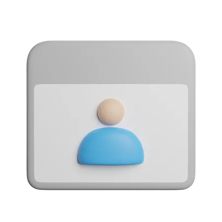 User Browser  3D Icon