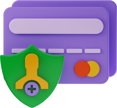 User Card Security  3D Icon