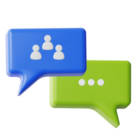User Chat  3D Icon