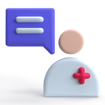 User Chat  3D Icon