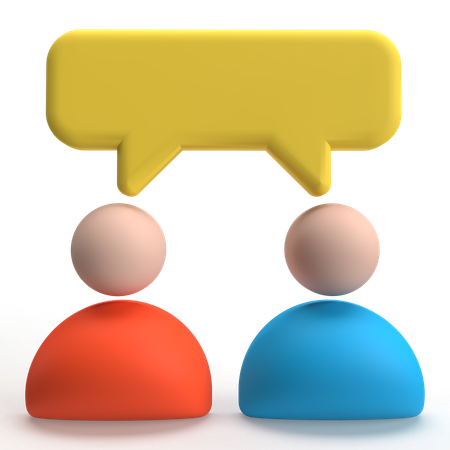 User Chat  3D Icon