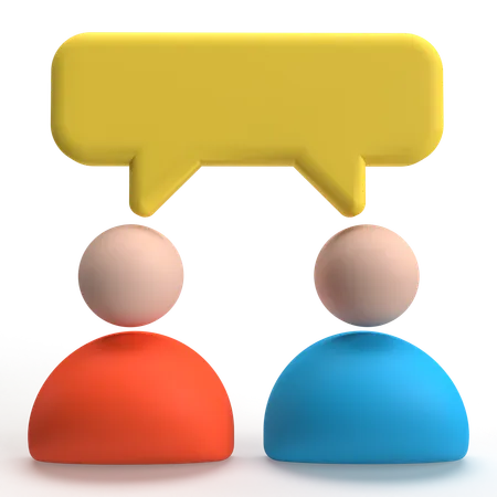 User Chat  3D Icon