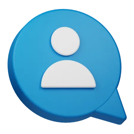 User Comment  3D Icon