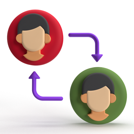 User Connection  3D Icon