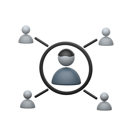 User Connection  3D Icon