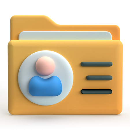 User data  3D Icon