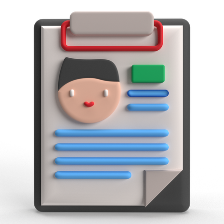 User data  3D Icon
