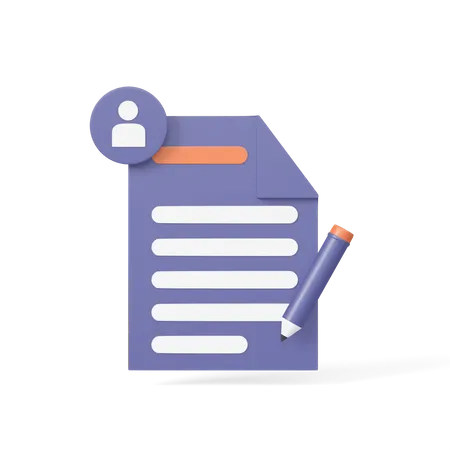 User Document  3D Icon