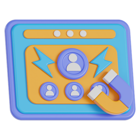 User Engagement  3D Icon