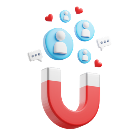 User Engagement  3D Icon