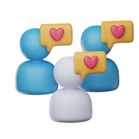 User Engagement  3D Icon
