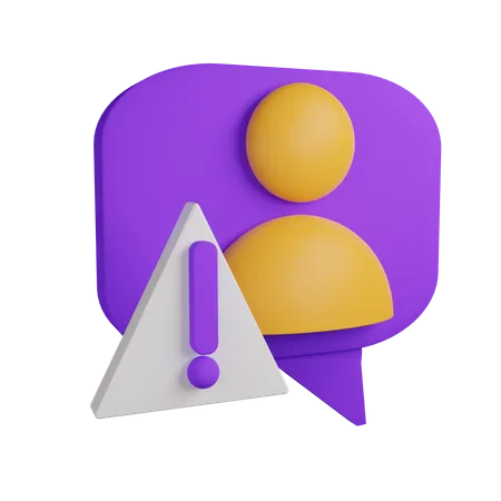 User Error 3 D Icon Contains PNG BLEND GLTF And OBJ Files 3D Icon