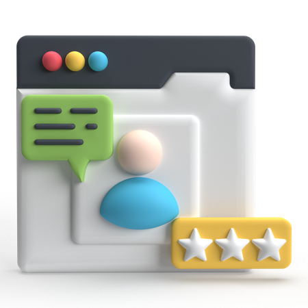 User Feedback  3D Icon