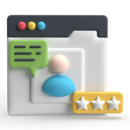 User Feedback  3D Icon
