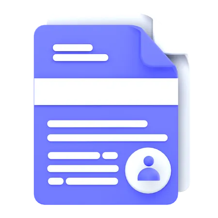 User File  3D Icon