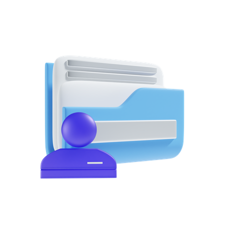 User folder  3D Icon