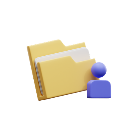 User Folder  3D Icon