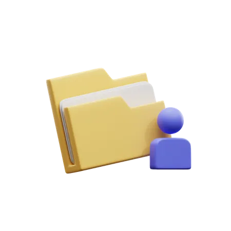 User Folder  3D Icon