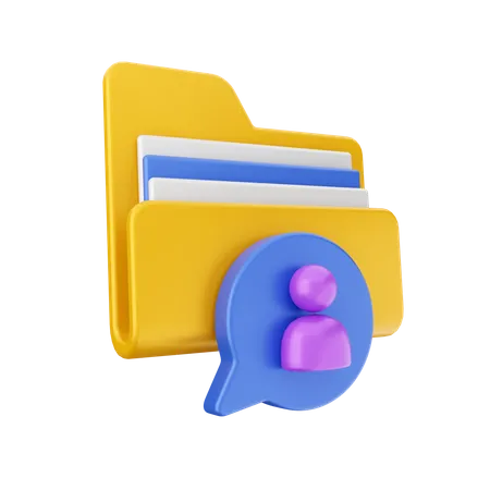 User Folder  3D Icon