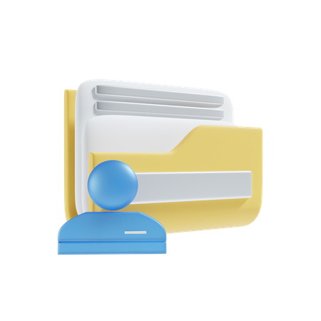 User folder  3D Icon