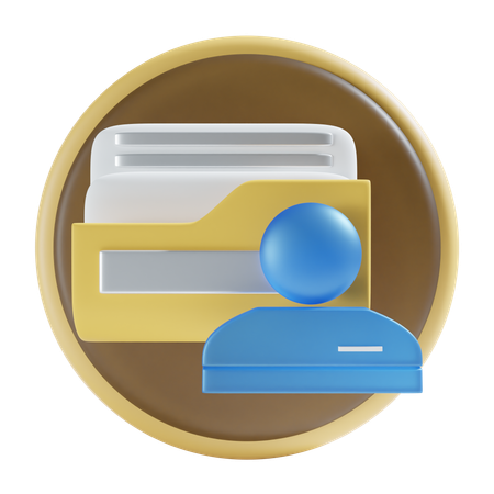 User folder  3D Icon