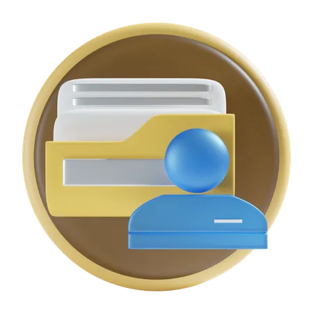 User folder  3D Icon