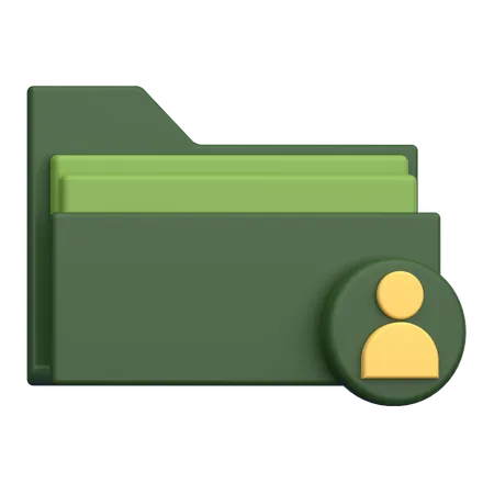 User Folder  3D Icon