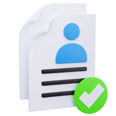 User Form  3D Icon