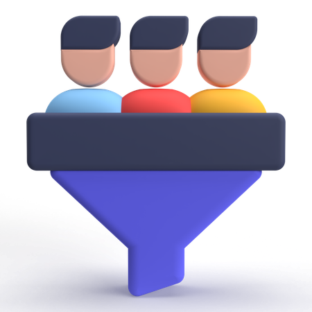 User Funnel  3D Icon