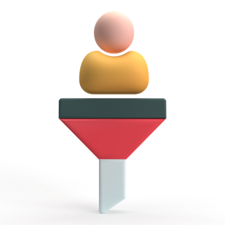 사용자 유입경로  3D Icon