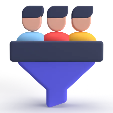 User Funnel  3D Icon