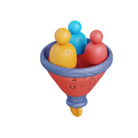 User Funnel  3D Icon