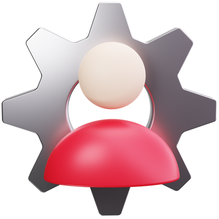 User Gear  3D Icon