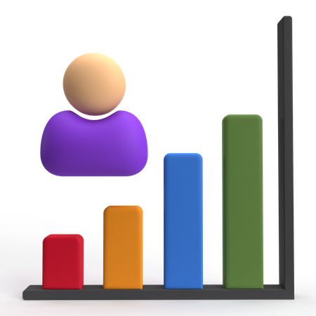 ユーザーグラフ  3D Icon