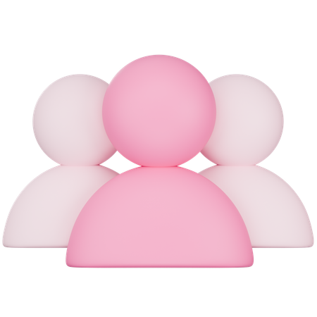 User Group  3D Icon