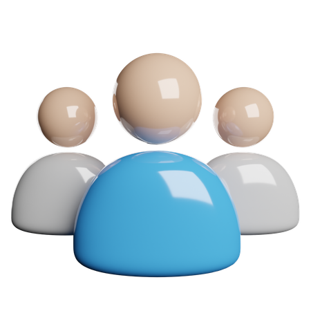 User Group  3D Icon