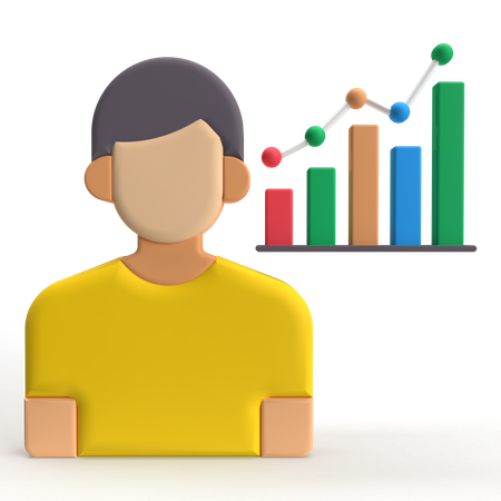 User Growth  3D Icon