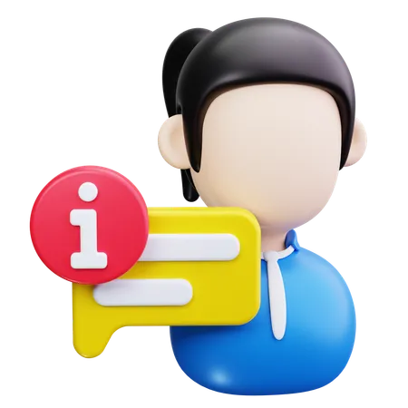 User Help  3D Icon