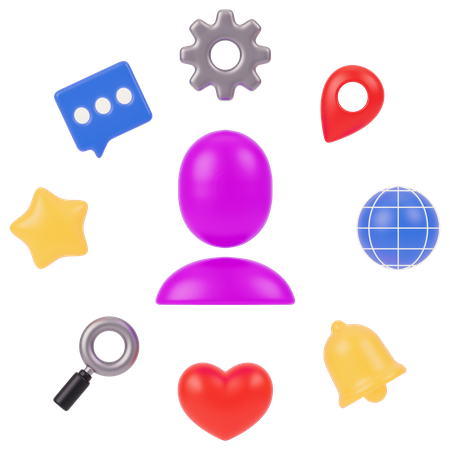 User Icons  3D Icon