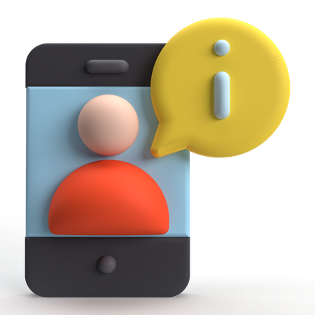 User Info  3D Icon