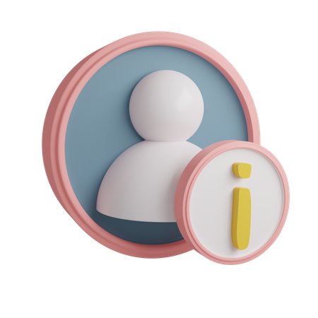 User Info  3D Icon